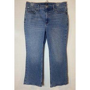 J.Crew Jeans Mid Rise Crop Flare Stretch Size 31